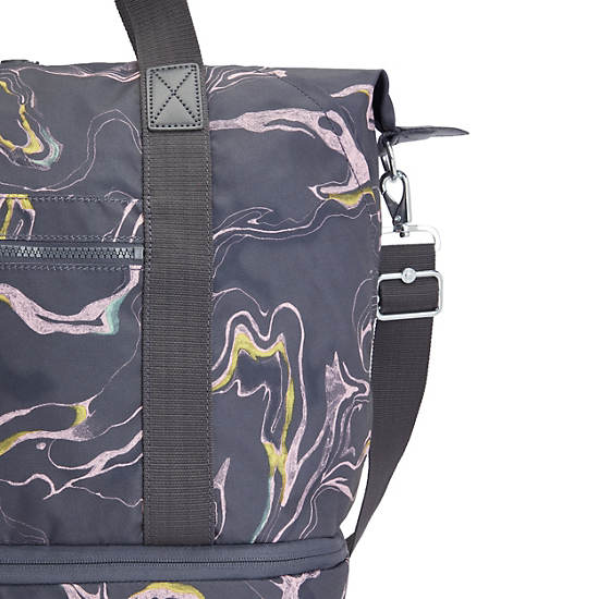 Sacs Fourre Tout Kipling Art M Weekender Printed Grise | FR 1457VR
